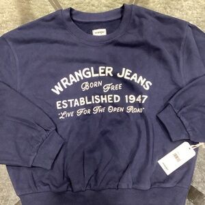 Wrangler women’s Navy Crewneck Sweatshirt